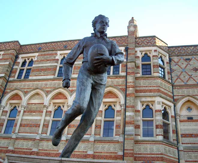 William web ellis statue